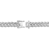 Thumbnail Image 3 of Men's Diamond Curb Chain Bracelet 1-1/2 ct tw Sterling Silver 8.5"