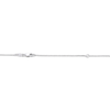 Thumbnail Image 4 of Marquise & Round-Cut White Lab-Created Sapphire Cross Necklace Sterling Silver 18"