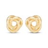 Thumbnail Image 2 of Love Knot Stud Earrings 10K Yellow Gold