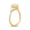 Thumbnail Image 2 of Adore Princess-Cut Diamond Halo Engagement Ring 1 ct tw 14K Yellow Gold