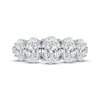 Thumbnail Image 3 of KAY Lab-Grown Diamonds Oval-Cut Graduating Ring 2 ct tw 14K White Gold