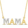 Thumbnail Image 1 of Diamond &quot;Mama&quot; Necklace 1/8 ct tw 10K Yellow Gold 18&quot;