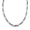 Thumbnail Image 1 of Ink & Ice Men's Black Diamond Figaro Chain Necklace 2-3/8 ct tw Black Rhodium-Plated Sterling Silver 22"