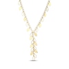 Thumbnail Image 3 of Leaves Y-Drop Necklace 18K Yellow Gold-Plated Sterling Silver 18"