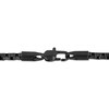 Thumbnail Image 3 of Men's Black Diamond Cross Necklace 1/4 ct tw Black Ion-Plated Stainless Steel 24"