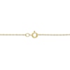 Thumbnail Image 4 of Lab-Created Opal Solitaire Necklace 10K Yellow Gold 18"