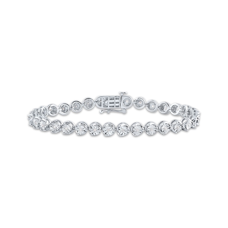 Main Image 1 of KAY Lab-Grown Diamond Buttercup Bracelet 1/4 ct tw Sterling Silver 7"