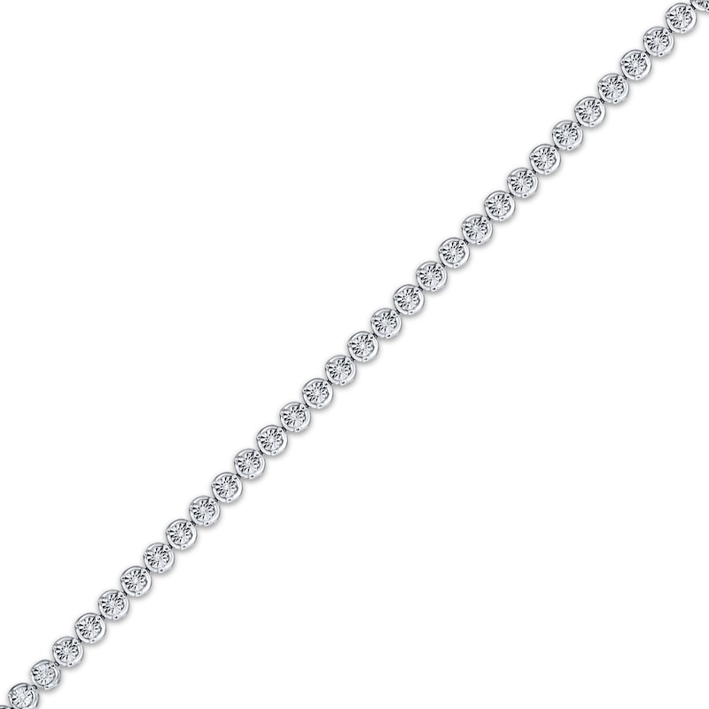 Main Image 2 of KAY Lab-Grown Diamond Buttercup Bracelet 1/4 ct tw Sterling Silver 7"