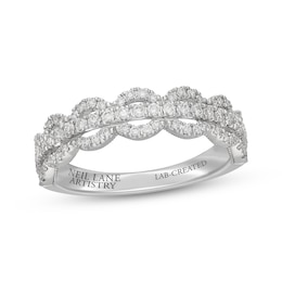 Neil Lane Artistry Heritage Lab-Grown Diamond Wedding Band 1/2 ct tw 14K White Gold