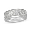Thumbnail Image 1 of Neil Lane Artistry Men's Baguette & Round-Cut Lab-Grown Diamond Wedding Band 1-1/4 ct tw 14K White Gold