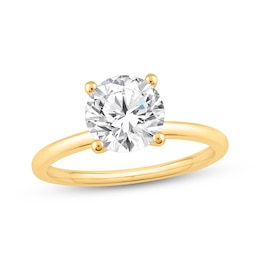 Adore Lab-Grown Diamonds Certified Round-Cut Solitaire Engagement Ring 1-1/2 ct tw 14K Yellow Gold (F/VS2)