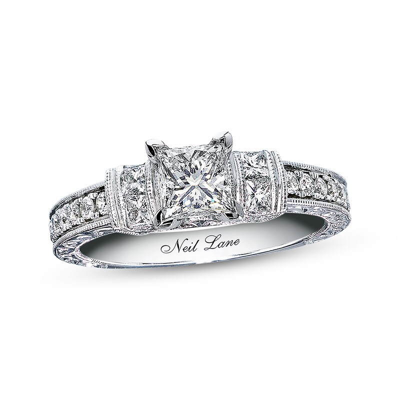 Main Image 6 of Neil Lane Ring Setting 5/8 ct tw Diamonds 14K White Gold