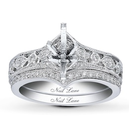 Neil Lane Bridal Setting 1/2 ct tw Diamonds 14K White Gold