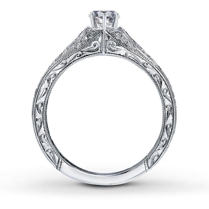 Main Image 5 of Neil Lane Ring Setting 1/4 ct tw Diamonds 14K White Gold