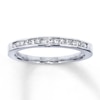 Thumbnail Image 1 of Diamond Wedding Band 1/5 ct tw Princess-cut 14K White Gold
