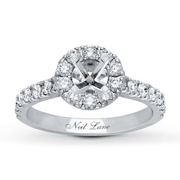 Neil Lane Ring Setting 7/8 ct tw Diamonds 14K White Gold