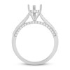 Diamond Engagement Ring Setting 1/2 ct tw Pear-shaped 14K White Gold