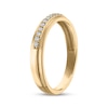 Thumbnail Image 2 of Adore Diamond Wedding Band 1/15 ct tw 10K Yellow Gold