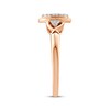 Thumbnail Image 2 of Round-Cut Diamond Promise Ring 1/8 ct tw 10K Rose Gold