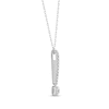 Thumbnail Image 2 of KAY Lab-Grown Diamonds Drop Necklace 1/2 ct tw 14K White Gold 18"