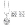 Thumbnail Image 1 of Diamond Solitaire Gift Set 1/2 ct tw Sterling Silver 18" (J/I3)
