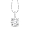 Thumbnail Image 2 of Diamond Solitaire Gift Set 1/2 ct tw Sterling Silver 18" (J/I3)
