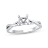 Thumbnail Image 0 of Solitaire Semi-Mount Twist Engagement Ring Setting 14K White Gold