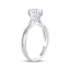 Thumbnail Image 2 of Solitaire Semi-Mount Twist Engagement Ring Setting 14K White Gold