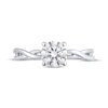 Thumbnail Image 3 of Solitaire Semi-Mount Twist Engagement Ring Setting 14K White Gold