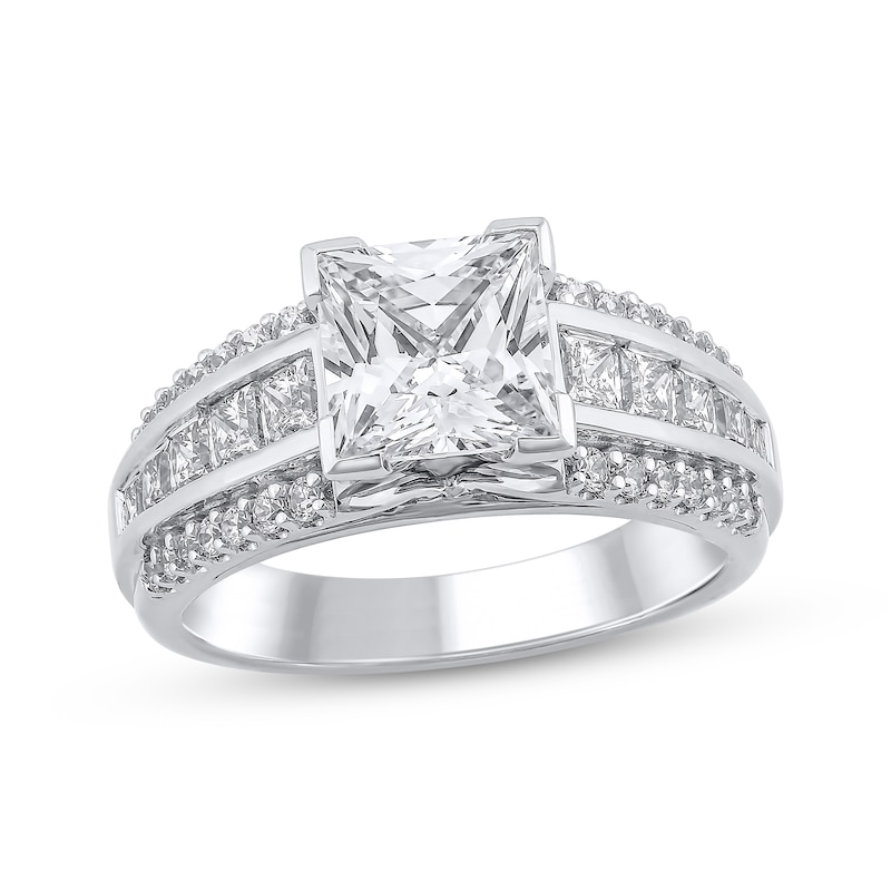 Main Image 2 of Adore Semi-Mount Engagement Ring Setting 1 ct tw Diamonds 14K White Gold