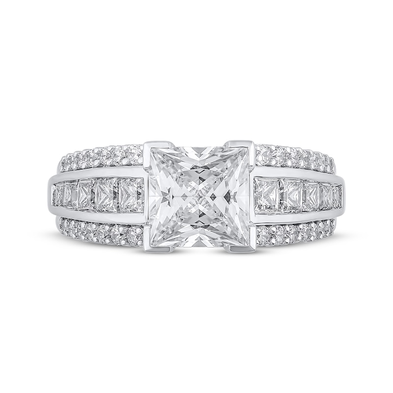 Main Image 4 of Adore Semi-Mount Engagement Ring Setting 1 ct tw Diamonds 14K White Gold