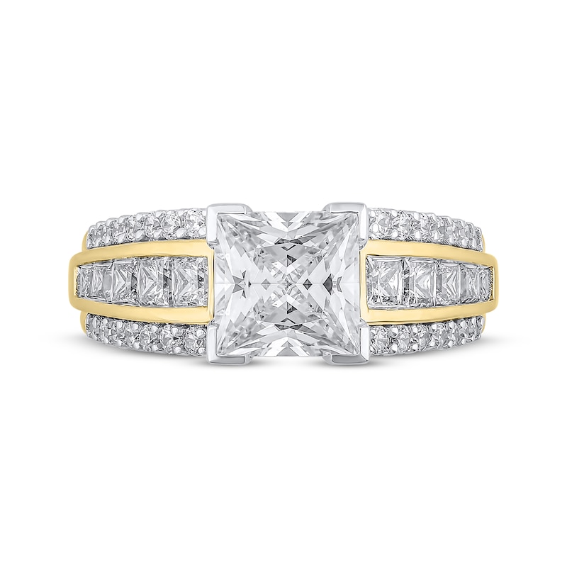 Main Image 4 of Adore Semi-Mount Engagement Ring Setting 1 ct tw Diamonds 14K Yellow Gold