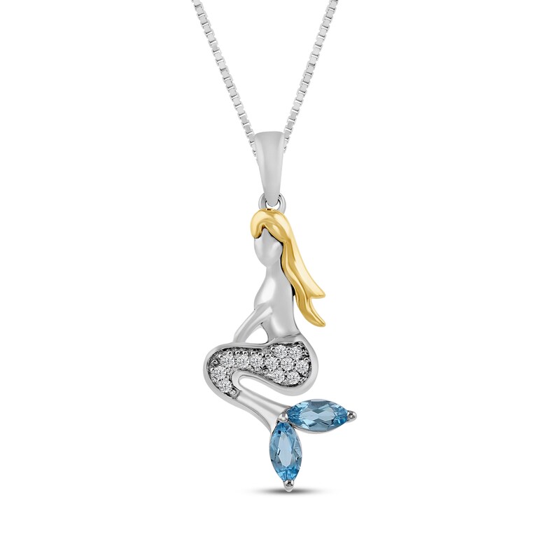 Blue Mermaid Necklace Blue Mermaid Necklace