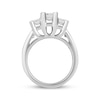 Thumbnail Image 3 of Adore Emerald-Cut Diamond Three-Stone Engagement Ring 1/2 ct tw 14K White Gold