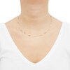Thumbnail Image 4 of Bead Trio & Bar Station Necklace 10K Yellow Gold 18"