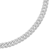 Thumbnail Image 2 of Men's Diamond Curb Chain Necklace 3-7/8 ct tw Sterling Silver 22"