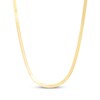 Thumbnail Image 1 of Herringbone Chain Necklace 3mm Solid 10K Yellow Gold 20"