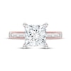 Thumbnail Image 3 of Adore Lab-Grown Diamonds Princess-Cut Engagement Ring 2-3/4 ct tw 14K Rose Gold