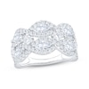 Thumbnail Image 1 of KAY Lab-Grown Diamonds Marquise & Round-Cut Multi-Row Twist Ring 2 ct tw 14K White Gold