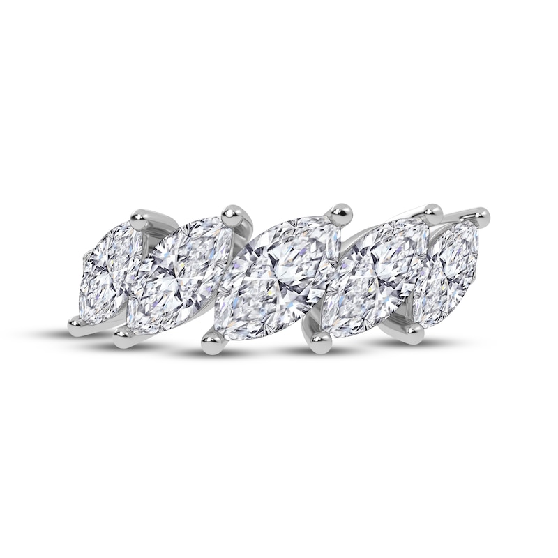 Main Image 3 of KAY Lab-Grown Diamonds Marquise-Cut Tilted Ring 2 ct tw 14K White Gold