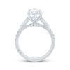 Thumbnail Image 3 of Monique Lhuillier Bliss Pear-Shaped Lab-Grown Diamond Engagement Ring 2-5/8 ct tw 18K White Gold