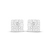 Thumbnail Image 2 of KAY Lab-Grown Diamonds Princess, Baguette & Round-Cut Stud Earrings 1 ct tw 14K White Gold