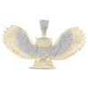 Thumbnail Image 1 of Men's Diamond Owl Charm 1/2 ct tw 10K Yellow Gold