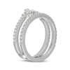 Thumbnail Image 2 of Neil Lane Artistry Baguette & Round-Cut Lab-Grown Diamond Enhancer Ring 5/8 ct tw 14K White Gold
