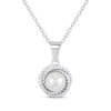 Thumbnail Image 2 of Cultured Pearl Rope-Twist Frame Gift Set Sterling Silver