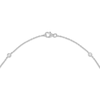 Thumbnail Image 3 of KAY Lab-Grown Diamonds Bezel-Set Station Necklace 1/2 ct tw 10K White Gold 18"
