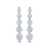 Thumbnail Image 2 of KAY Lab-Grown Diamonds Graduated Drop Earrings 1 ct tw 10K White Gold