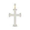 Thumbnail Image 1 of KAY Lab-Grown Diamonds Men's Cross Charm 2 ct tw 10K Yellow Gold