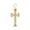 Thumbnail Image 4 of KAY Lab-Grown Diamonds Men's Cross Charm 2 ct tw 10K Yellow Gold