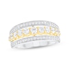 Thumbnail Image 1 of Adore Diamond Three-Row Anniversary Ring 7/8 ct tw 10K Two-Tone Gold